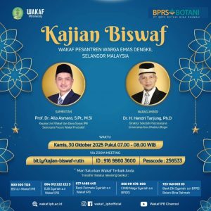 Dr. Hendri Tanjung Tekankan Pentingnya Wakaf Produktif di Kajian Biswaf IPB University