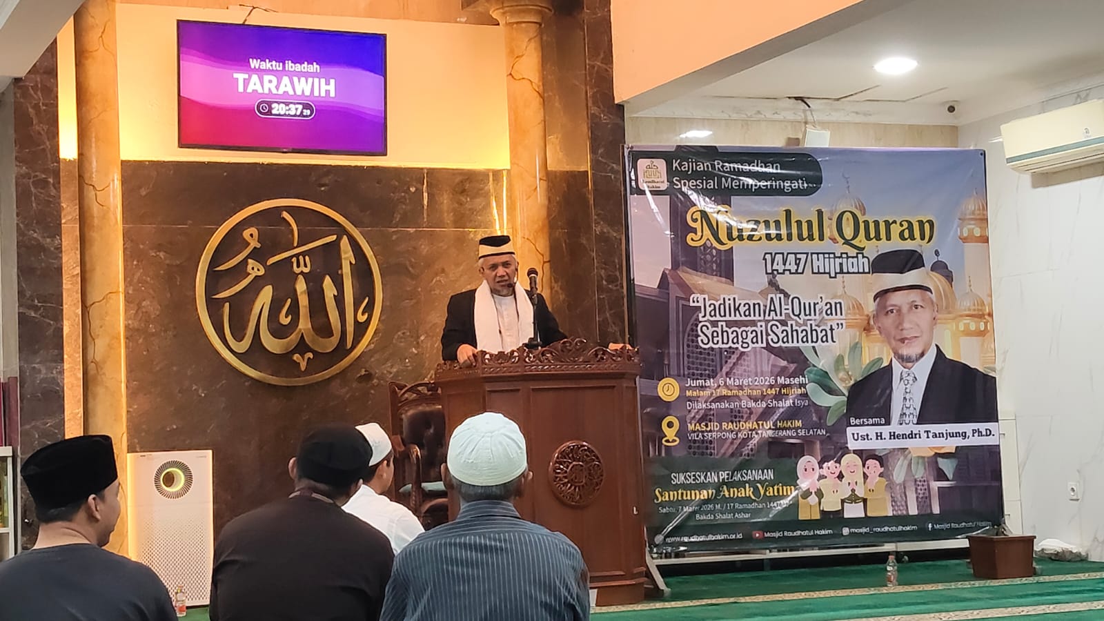 Peringatan Nuzulul Qur’an di Tangerang: Buya Hendri Tanjung Ajak Jemaah Jadikan Al-Qur’an Sahabat Sejati