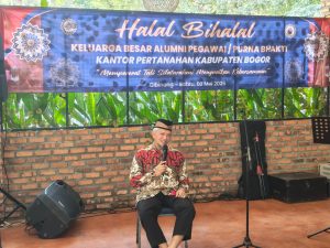 Buya H. Hendri Tanjung, Ph.D. Perkuat Ukhuwah dan Muhasabah di Halal Bihalal Keluarga Besar BPN Kabupaten Bogor