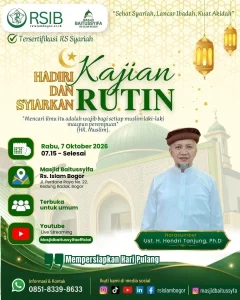 Live Kajian| Ust Hendri Tanjung, Ph.D|Mempersiapkan Hari Pulang